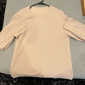All Saints waffle knit long sleeve